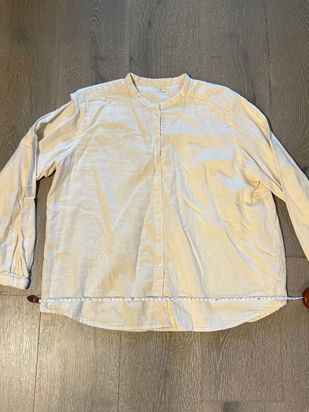 MUJI Women's Kapok Blend Double Gauze Blouse